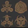 Traditional Decorative Carvings With Intricate Swirls And Bird Motifs On Blue Background