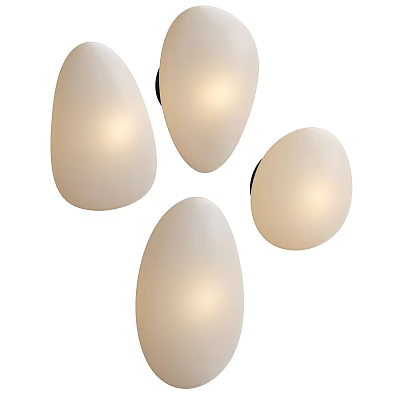 Modern chandelier 3d model