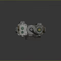 Tactical Military Weapon Sight Device With Metal Body And Adjustable Control Knobs