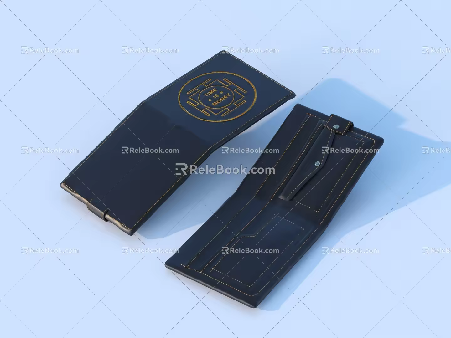 Wallet daily necessities 3d model