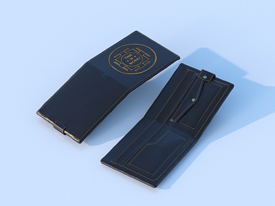 Wallet daily necessities 3d model