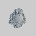 Ornate Classical Carved Wall Decor With Intricate Leaf And Scroll Motifs
