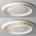 Modern Cream Style Ceiling Lamp Light Luxury Minimalist 3d model