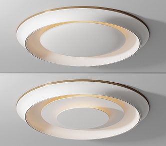 Modern Cream Style Ceiling Lamp Light Luxury Minimalist 3d model