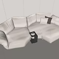 Modern Alien Sofa Multiplayer Sofa 3d model