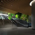 Modern Shopping Mall Hall With Glass Storefronts Mannequins And Bright Lighting