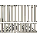 European Roman Column Roman Column Carved Column Gypsum Column 3d model