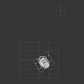Satellite in Earth Orbit with Solar Panels Antennas and Communication Equipment