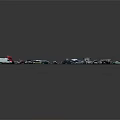 Numerous Parked Cars in Various Colors Arranged in Open Parking Lot