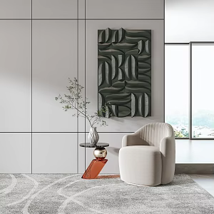 Modern single sofa 3d model