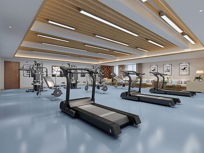 Modern Gym 3d model