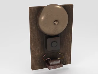 modern electric bell 3d model