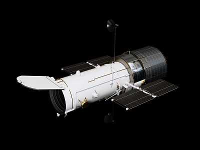 Hubble Telescope 3d model