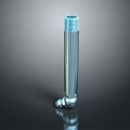 Modern Lighting Combination With Silver Cylindrical Metal Lamp Pole And Connecting Part