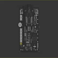 Modern Military Tank Vehicle With Turret Tracks And Detailed Armor Structure Design