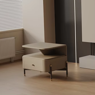 Modern bedside table 3d model
