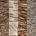 Natural Stone Wall Components With Various Textures And Patterns For Decorative Applications 3d model