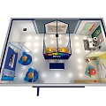 Children's Education Service Experience Store In Mall With Colorful Decor And Interactive Play Area