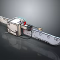 Industrial Chainsaw With Metal Body Sharp Chain And Red Power Switch