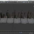Bullet rifle bullet machine gun bullet ammunition armor piercing bullet shell low face number low model simple model game sub-era film and television level 3d model