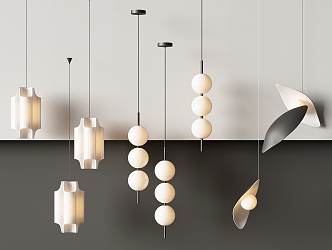 Modern chandelier 3d model