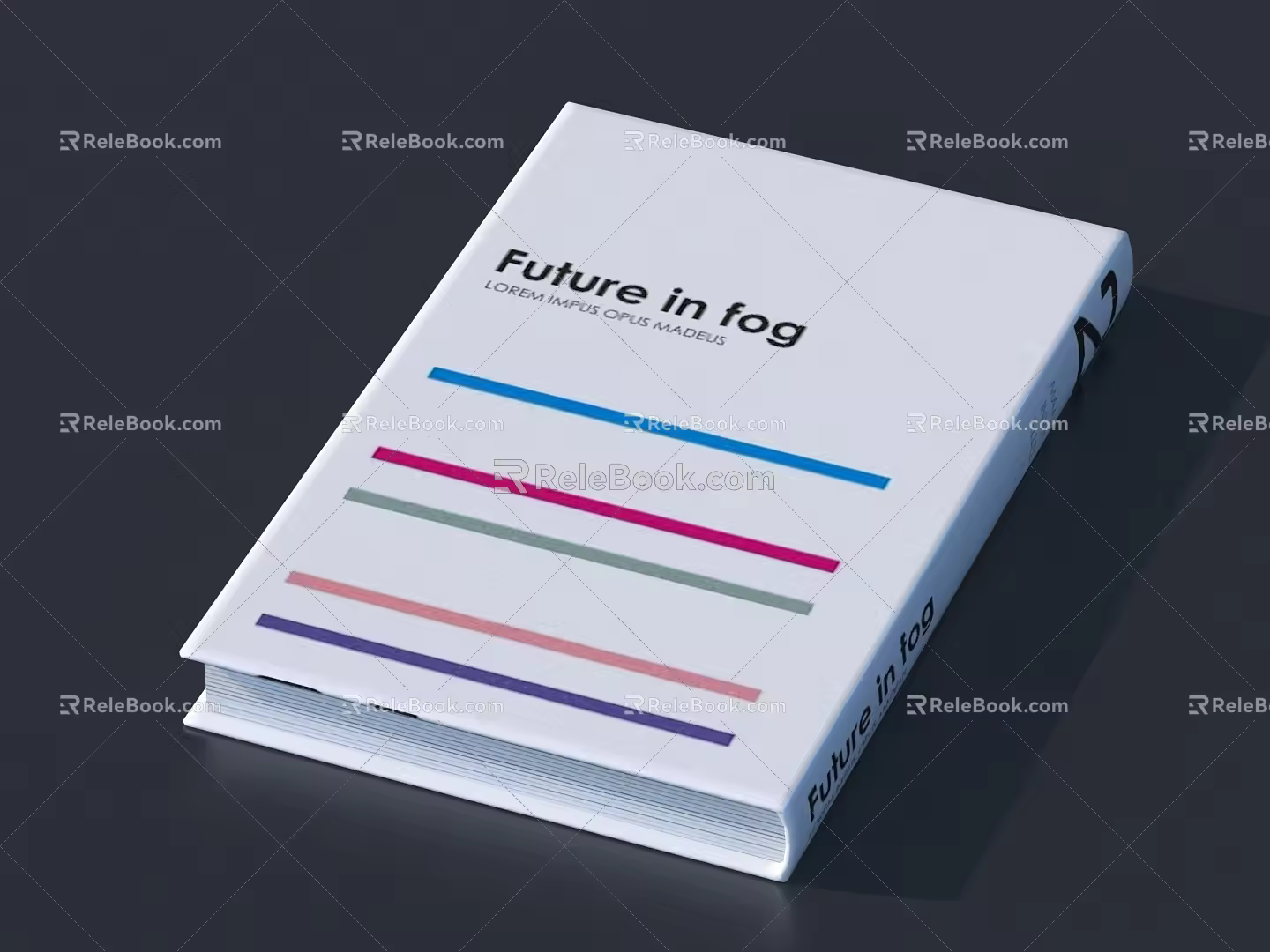 Modern Book Notebook 3d model