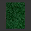 Household Cleaning Sponge With Green Scrub Surface And Yellow Sponge Body