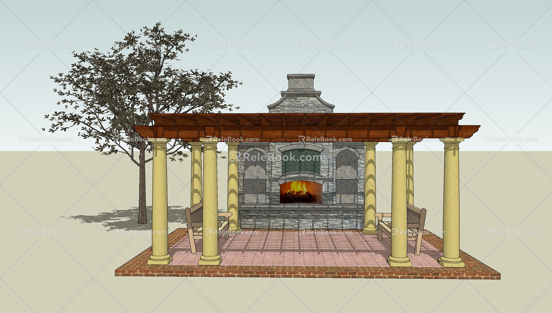 Pavilion 3d model