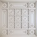 Elegant Gypsum Cornice With Intricate Diamond Patterns And Carved Details For Interior Decoration