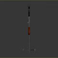 High Quality Tactical Rifle With Orange Magazine Metal Stand Modern Design For Shooting Enthusiasts