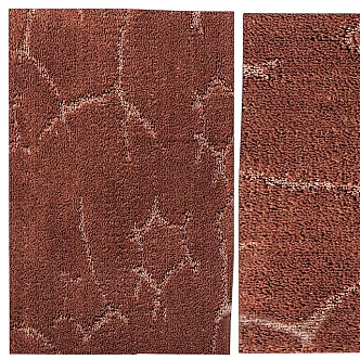 Carpet Square Carpet Red Abstract Pattern Carpet 3d model
