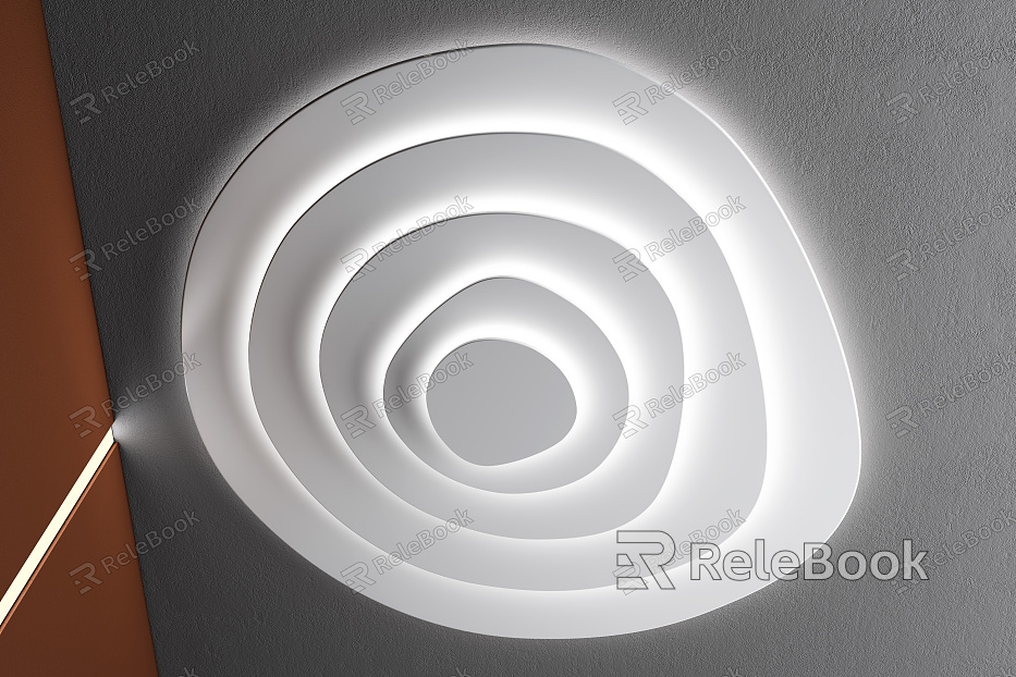 modern ceiling lamp ceiling lamp water ripple model