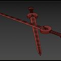 Modern Sword Sword 3d model