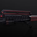 Modern Science Fiction Rifle Modern Gun Firearms Weapon Rifle Submachine Gun War Military World War II Ammunition Toy Gun Science Fiction 3d model