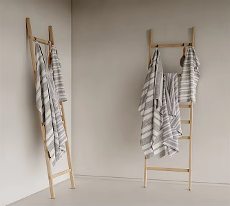 Modern towel rack 3d model