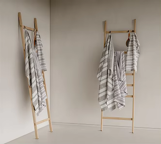 Modern towel rack 3d model