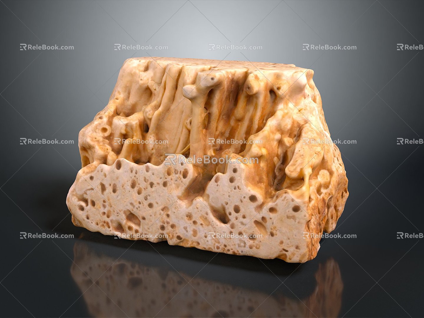 Stone Rock Stone Stone Appreciation Stone Strange Stone Ore Realistic 3d model