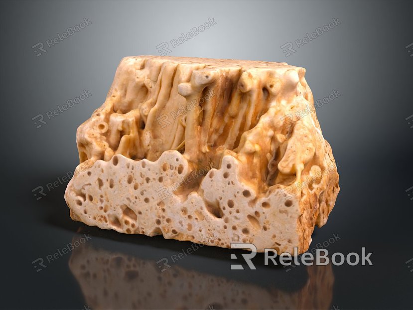 Stone Rock Stone Stone Appreciation Stone Strange Stone Ore Realistic model