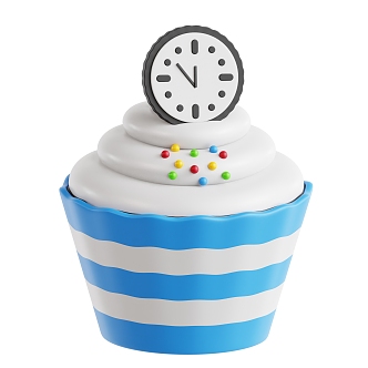 Modern Cake Bread Ice Cream Cartoon Cake Cartoon Ice Cream 3d model