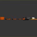 Colorful Cooking Utensils Set With Pots Pans Cutting Board And Kitchen Tools
