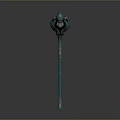 Scepter Ancient Scepter Cane Ancient Scepter Magic Scepter Metal Scepter Classical Scepter Magic Scepter 3d model