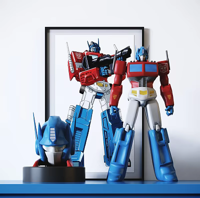 Modern Transformers Transformers Optimus Prime Children's Toys 3d model