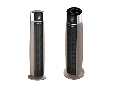 Midea Tower Heaters With Digital Display And 26 Degree Temperature Setting 3d model