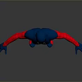 Spider Man Costume 3D Model With Blue Red Suit And Chest Spider Logo