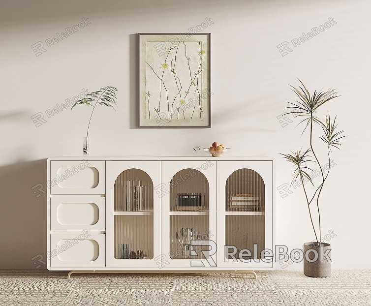 Modern Sideboard Cream Sideboard model