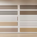 Different Styles Of Room Partitions With Slatted Patterns And Neutral Tones