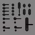 Various Modern And Classic Door Handles In Different Metal Finishes And Designs