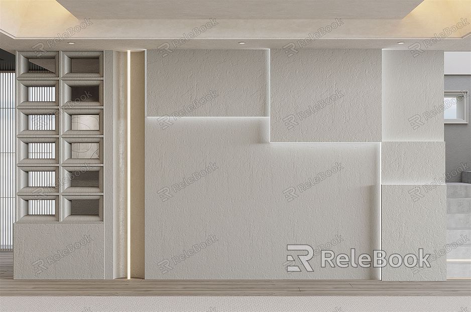 Modern background wall model