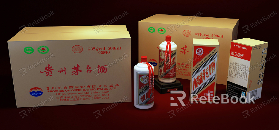 Modern Liquor Maotai and Its Packaging model