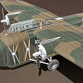 Military Fighter Jet With Camouflage Paint Twin Engines And Wing Roundels Design